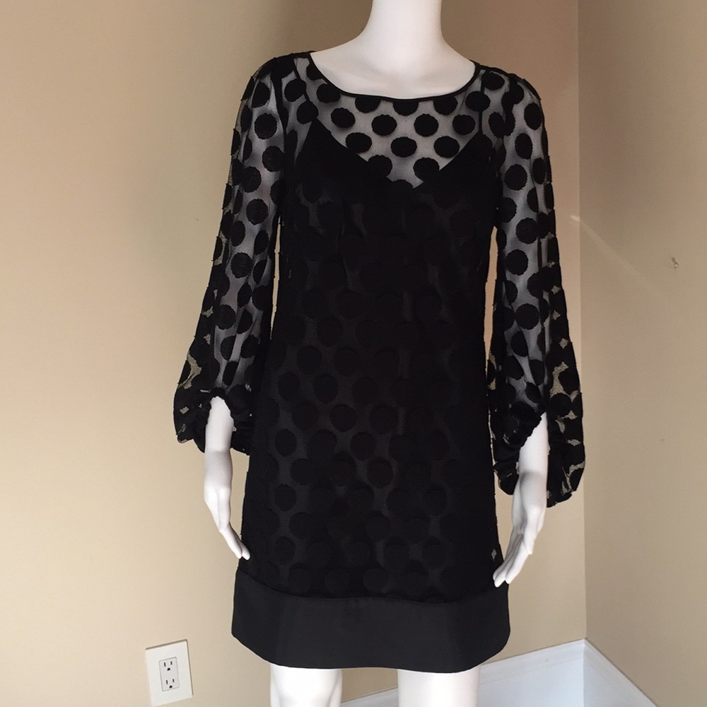Laundry by Shelli Segal Polka dot dress